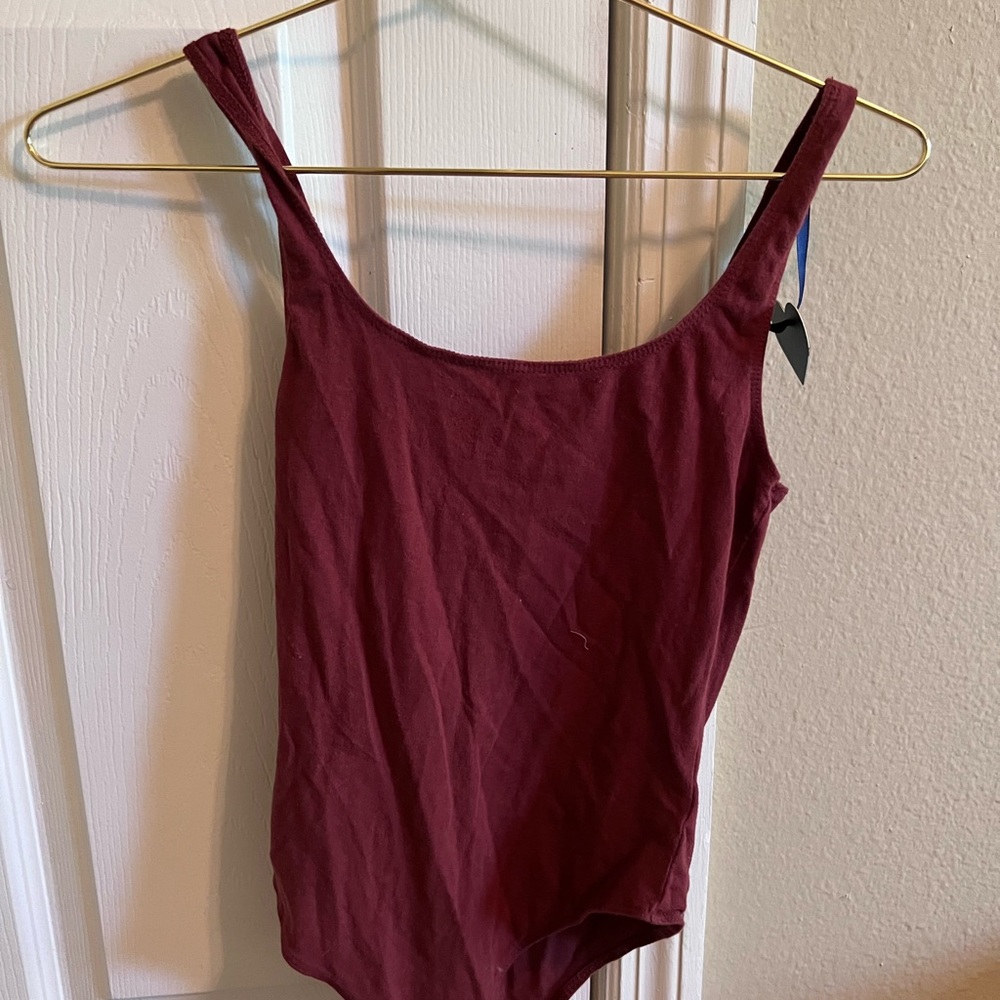 RED BODY SUIT
